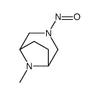 3,8-Diazabicyclo[3.2.1]octane,8-methyl-3-nitroso-(7CI)结构式