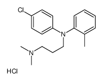 N'-(4-chlorophenyl)-N,N-dimethyl-N'-(2-methylphenyl)propane-1,3-diamine,hydrochloride Structure