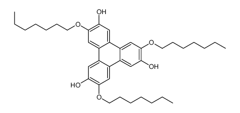 3,7,11-triheptoxytriphenylene-2,6,10-triol结构式