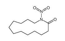 Azacyclotridecan-2-one, 1-nitro Structure