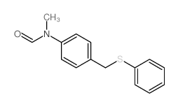 Formamide, N-methyl-N-[4-[(phenylthio)methyl]phenyl]- picture