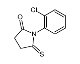 2-Pyrrolidinone,1-(2-chlorophenyl)-5-thioxo-结构式