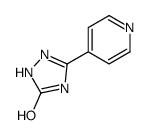 1,2-二氢-5-(4-吡啶)-3H-1,2,4-噻唑-3-酮结构式