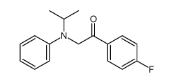 N-(4-FLUOROBENZOYLMETHYL)-N-ISOPROPYLANILINE Structure