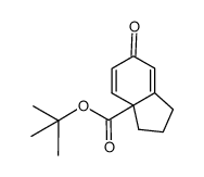 6-oxo-1,2,3,6-tetrahydroindene-3a-carboxylic acid tert-butyl ester Structure