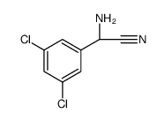 Benzeneacetonitrile, α-amino-3,5-dichloro Structure