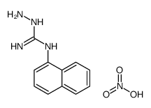 1-amino-2-naphthalen-1-ylguanidine,nitric acid结构式