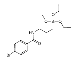 4-bromobenzamide 3-propyltriethoxysilane Structure