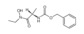 Z-L-Ala-N(OH)C2H5结构式