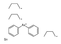 diphenylarsenic,tributyltin Structure