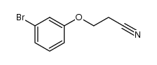 3-(3-bromophenoxy)propanenitrile Structure