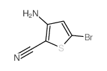 3-氨基-5-溴-2-氰基噻吩结构式