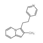 2-Methyl-3-(2-pyridin-4-yl-ethyl)-indolizine结构式