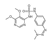 4-(4-(3,3-dimethyl-1-triazene)-phenylsulfamide)-5,6-dimethoxypyrimidine picture