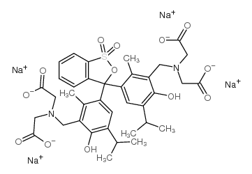 甲基百里酚兰钠盐结构式