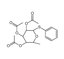 Phenyl 2,3,4-Tri-O-acetyl-1-thio-α-L-rhamnopyranoside structure