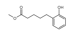 5-(2'-Hydroxyphenyl)pentansaeure-methylester结构式