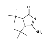 1,5-di-tert-butyl-2-amino-2-imidazolin-4-one结构式