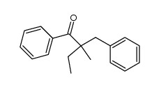 2-benzyl-2-methyl-1-phenyl-butan-1-one Structure