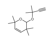 3,6-dihydro-2-(1,1-dimethyl-2-propynoxy)-3,3,6,6-tetramethyl-2H-pyran Structure