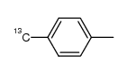 [1-(13)C]methyl-4-methylbenzene结构式