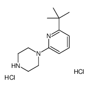 1-(6-tert-butylpyridin-2-yl)piperazine,dihydrochloride Structure