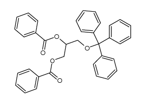 1,2-bis-benzoyloxy-3-trityloxy-propane结构式