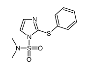 N,N-dimethyl-2-phenylsulfanylimidazole-1-sulfonamide Structure