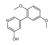 5-(2,5-dimethoxyphenyl)pyridin-3-ol结构式