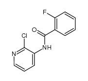 3-(2-fluorobenzoylamino)-2-chloropyridine结构式