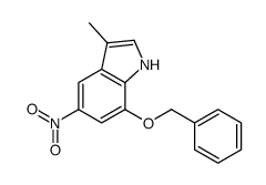 7-BENZYLOXY-3-METHYL-5-NITROINDOLE Structure