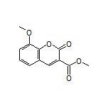 Methyl 8-Methoxy-2-oxo-2H-chromene-3-carboxylate Structure