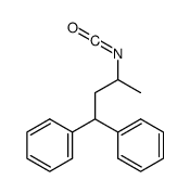 N-(1-methyl-3,3-diphenylpropyl)isocyanate结构式