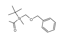 [[(benzyloxy)methyl](tert-butyl)methylsilyl] methyl ketone结构式