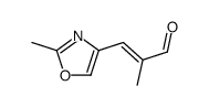 2-METHYL-3-[4-METHYL(3,5-OXAZOLYL)]PROP-2-ENAL Structure