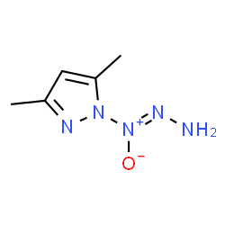 1H-Pyrazole,3,5-dimethyl-1-(1-oxido-1-triazenyl)- (9CI)结构式