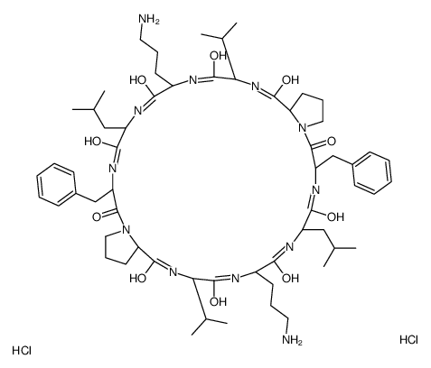 GRAMICIDIN S HYDROCHLORIDE structure