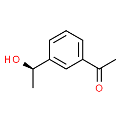 Ethanone, 1-[3-(1-hydroxyethyl)phenyl]-, (R)- (9CI) structure