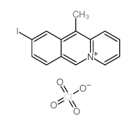 Benzo[b]quinolizinium, 9-iodo-11-methyl-, perchlorate结构式