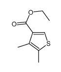 Ethyl 4,5-dimethyl-3-thiophenecarboxylate structure