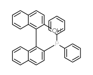 2-Diphenyphosphino-2'-hydroxyl-1,1'-binaphthyl Structure