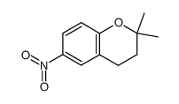 6-nitro-2,2-dimethyl-3,4-dihydro-2H-1-benzopyran结构式