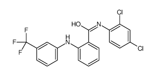 N-(2,4-dichlorophenyl)-2-[3-(trifluoromethyl)anilino]benzamide Structure