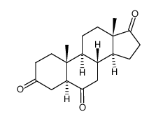 5α-Androstane-3,6,17-trione结构式