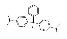 1,1-bis-(4-dimethylamino-phenyl)-1-phenyl-ethane Structure