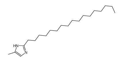 2-heptadecyl-5-methyl-1H-imidazole结构式