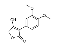 3-(3,4-dimethoxyphenyl)-4-hydroxy-5H-furan-2-one结构式