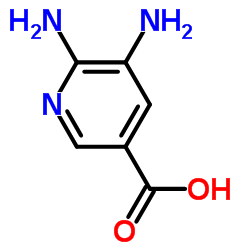 5,6-Diaminonicotinic acid Structure