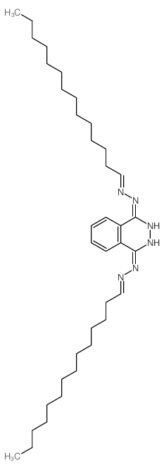 Tetradecanal,1,4-phthalazinediyldihydrazone (8CI)结构式