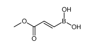 [(1E)-3-methoxy-3-oxoprop-1-en-1-yl]boronic acid Structure